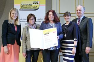 Gesunde Gemeinde Haigermoos Verleihung Verlängerung Qualitätszertifikat